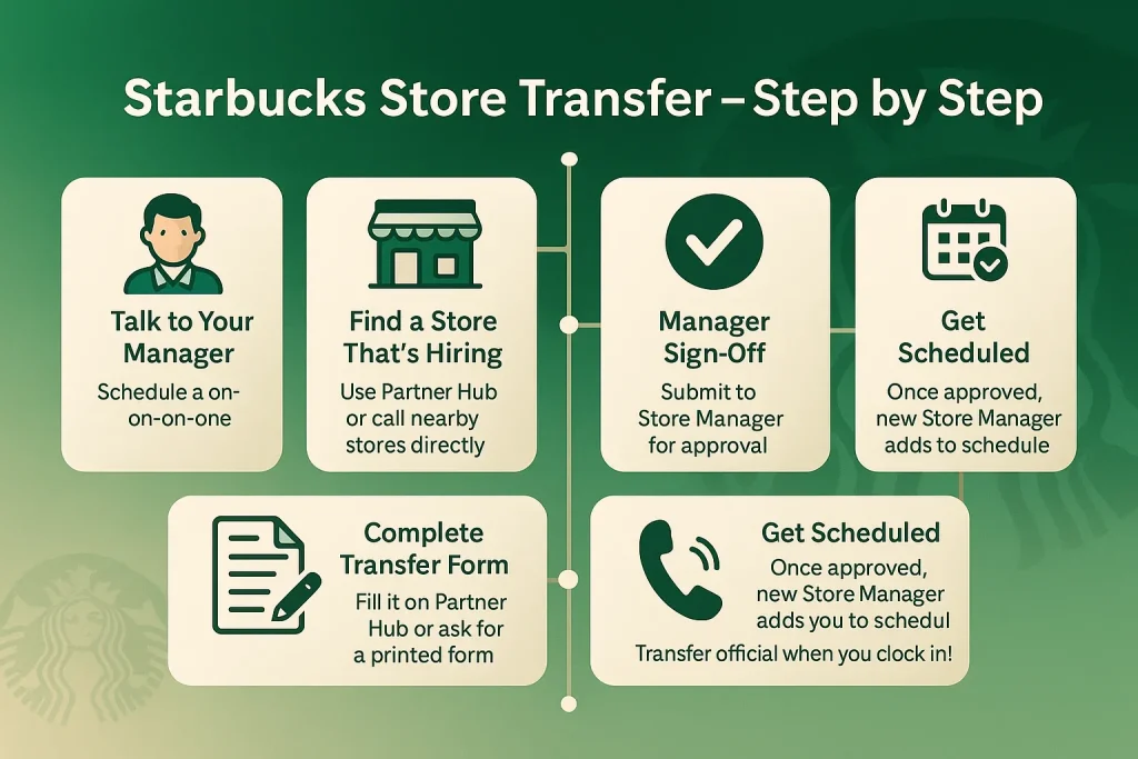  Transfer Starbucks Stores