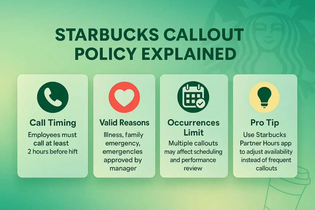 Starbucks Call Out Policy