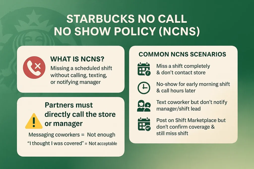 Starbucks No Call No Show Policy