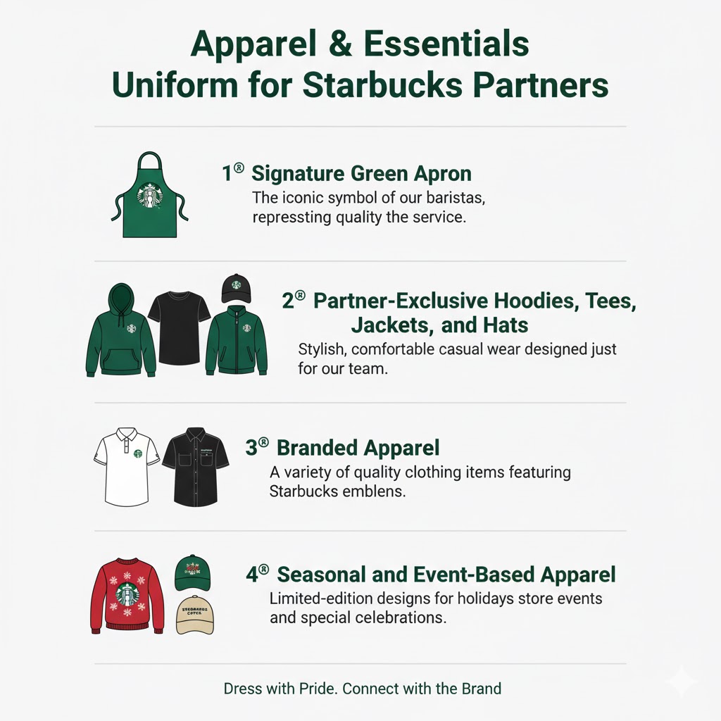 Apparel & Essentials Uniform for Starbucks Partners