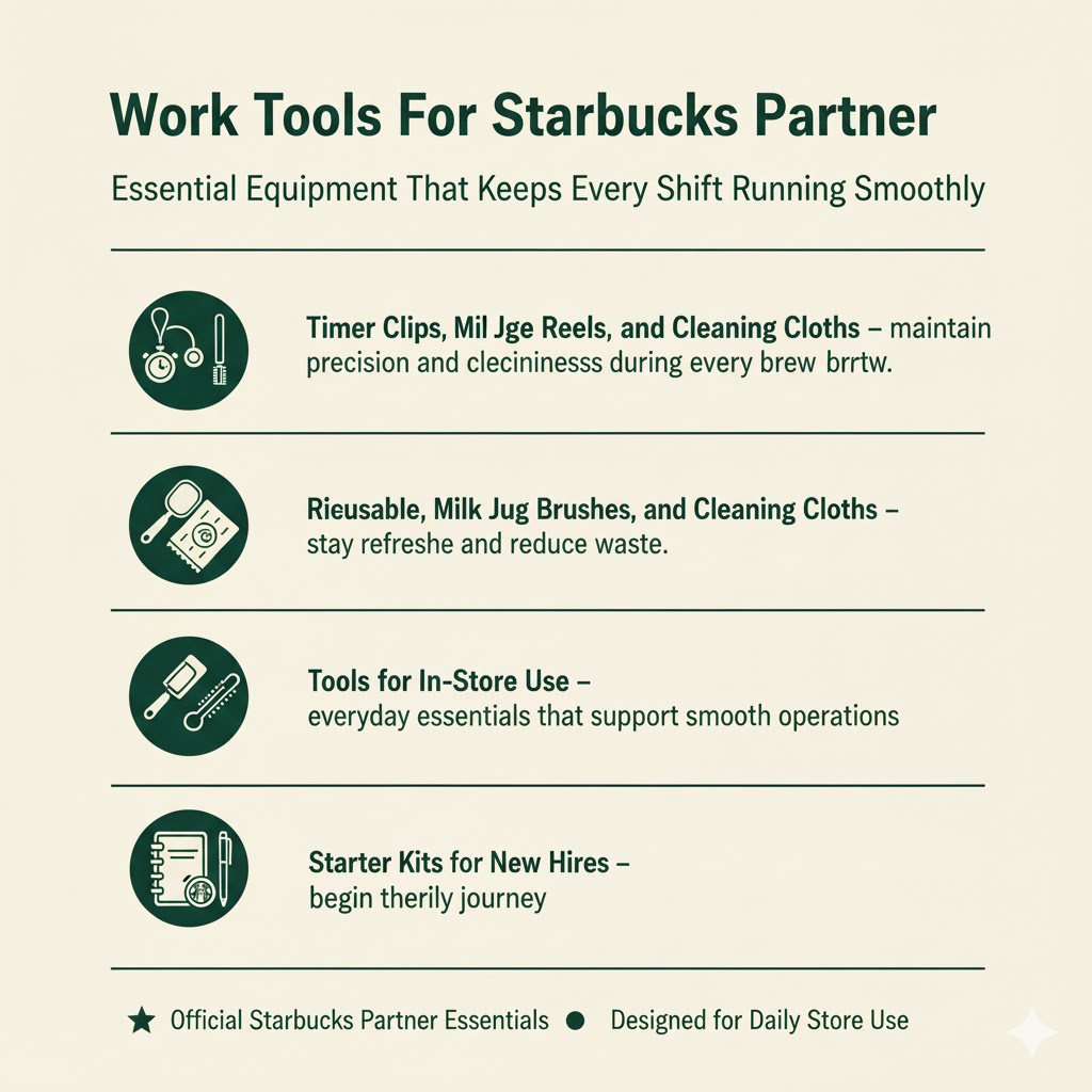 Work Tools For Starbucks Partner